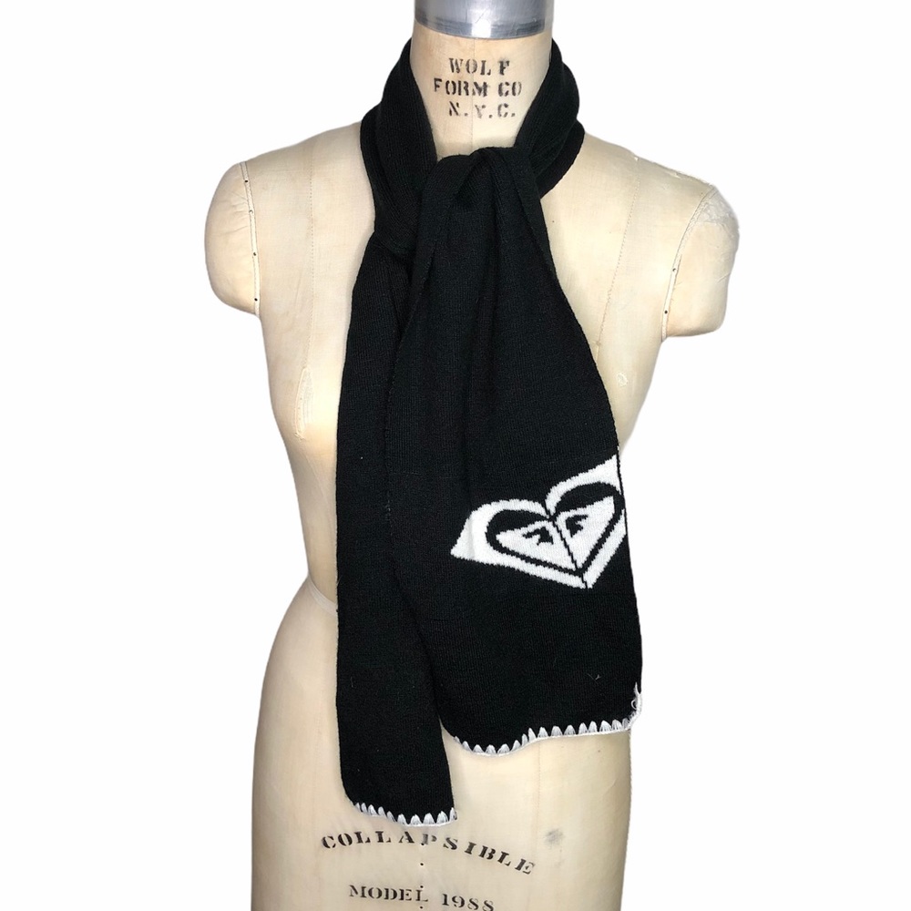 Roxy black and white scarf - Picture 1 of 4